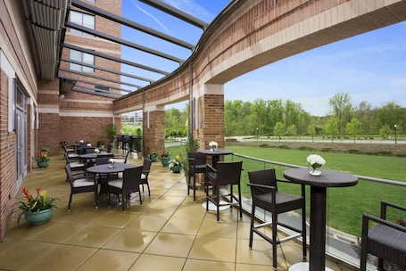 Terrace/patio. The Hotel at Arundel Preserve