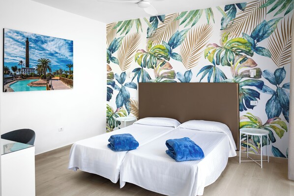 Habitación doble | Wifi gratis y ropa de cama 