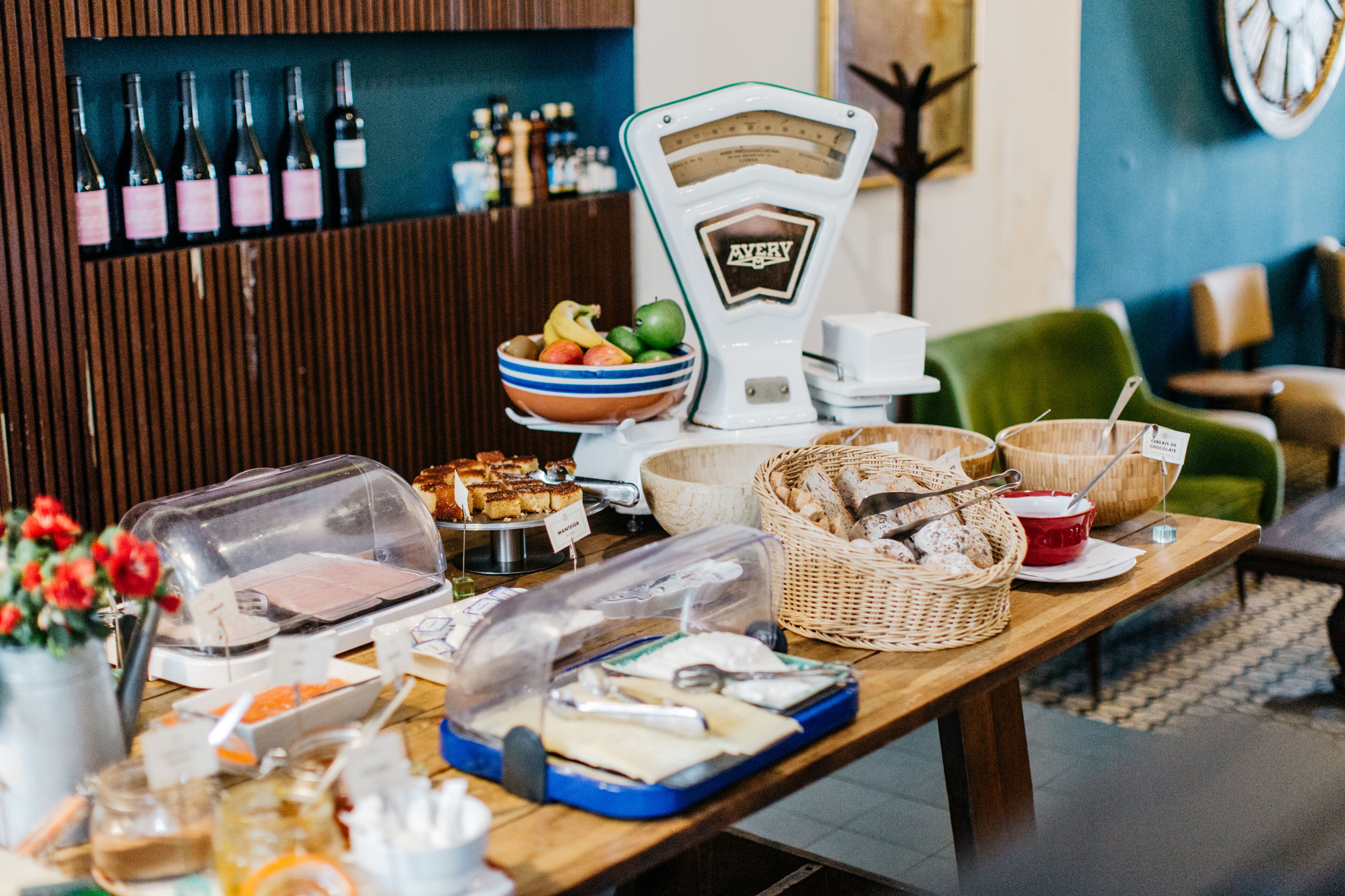 Frokostbuffé hver dag (EUR 9 per person)