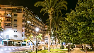 Front of property – evening/night