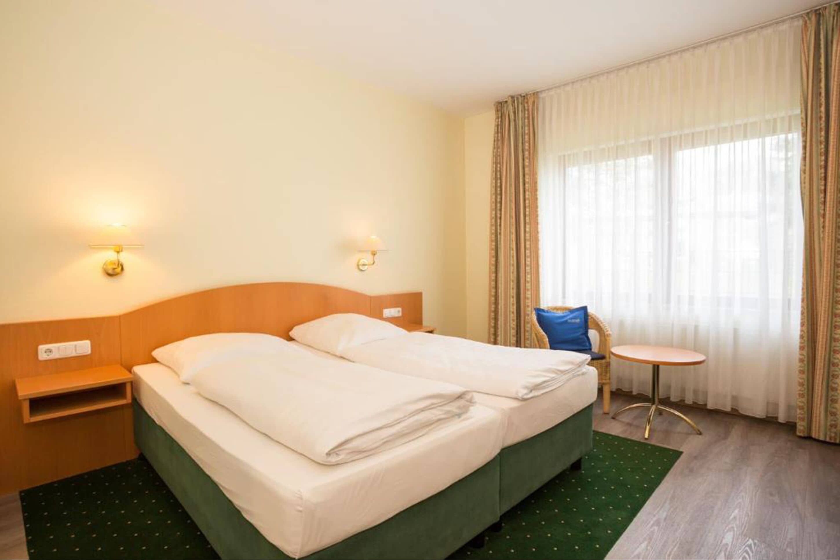 Down comforters, desk, soundproofing, free WiFi