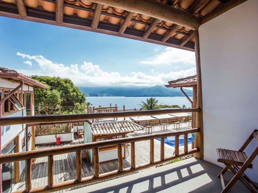 Luxo Superior Com Vista Mar | Ausblick vom Zimmer