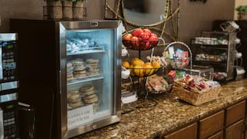Free daily on-the-go breakfast
