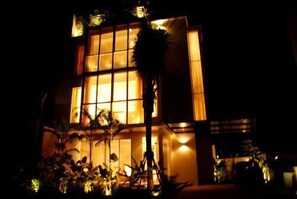 Front of property – evening/night