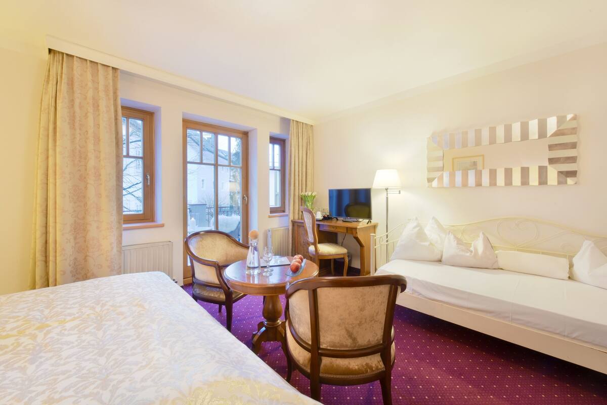 deluxe double room, city view | view from room