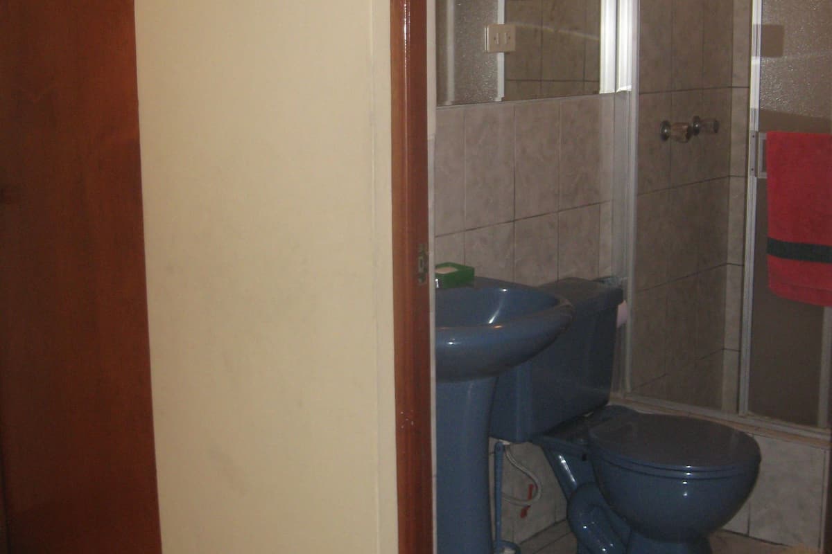 Standard Single Room, Shared Bathroom | Bathroom | Shower, hair dryer, towels, soap