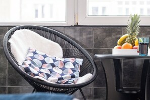 Double or Twin Room, External Private Bathroom, Private Balcony, Courtyard View (Shared Apartment) | Balcony