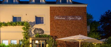 Front of property - evening/night