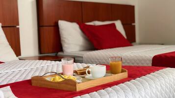 Daily continental breakfast (USD 4 per person)