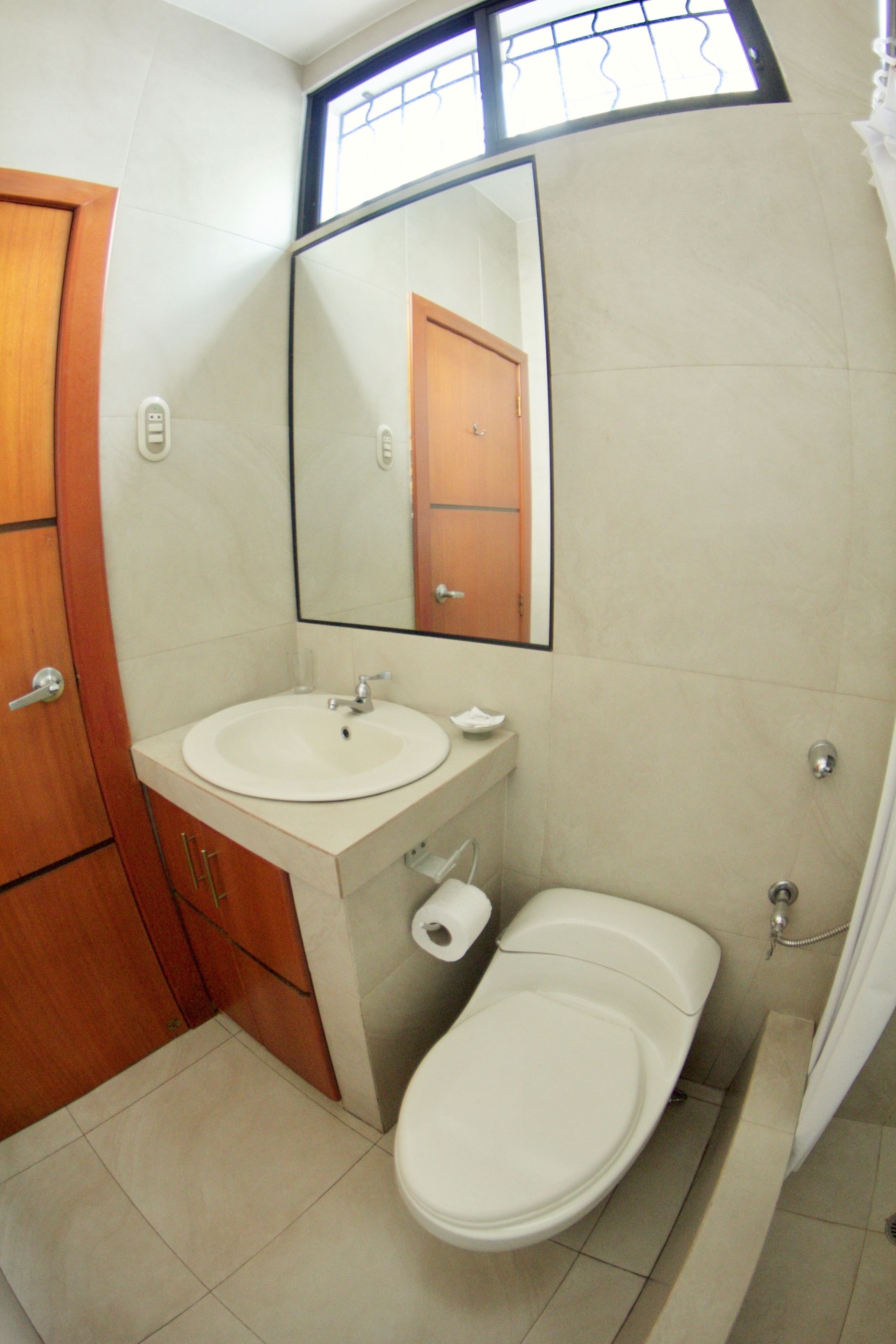 double or twin room | bathroom | shower, free toiletries, towels
