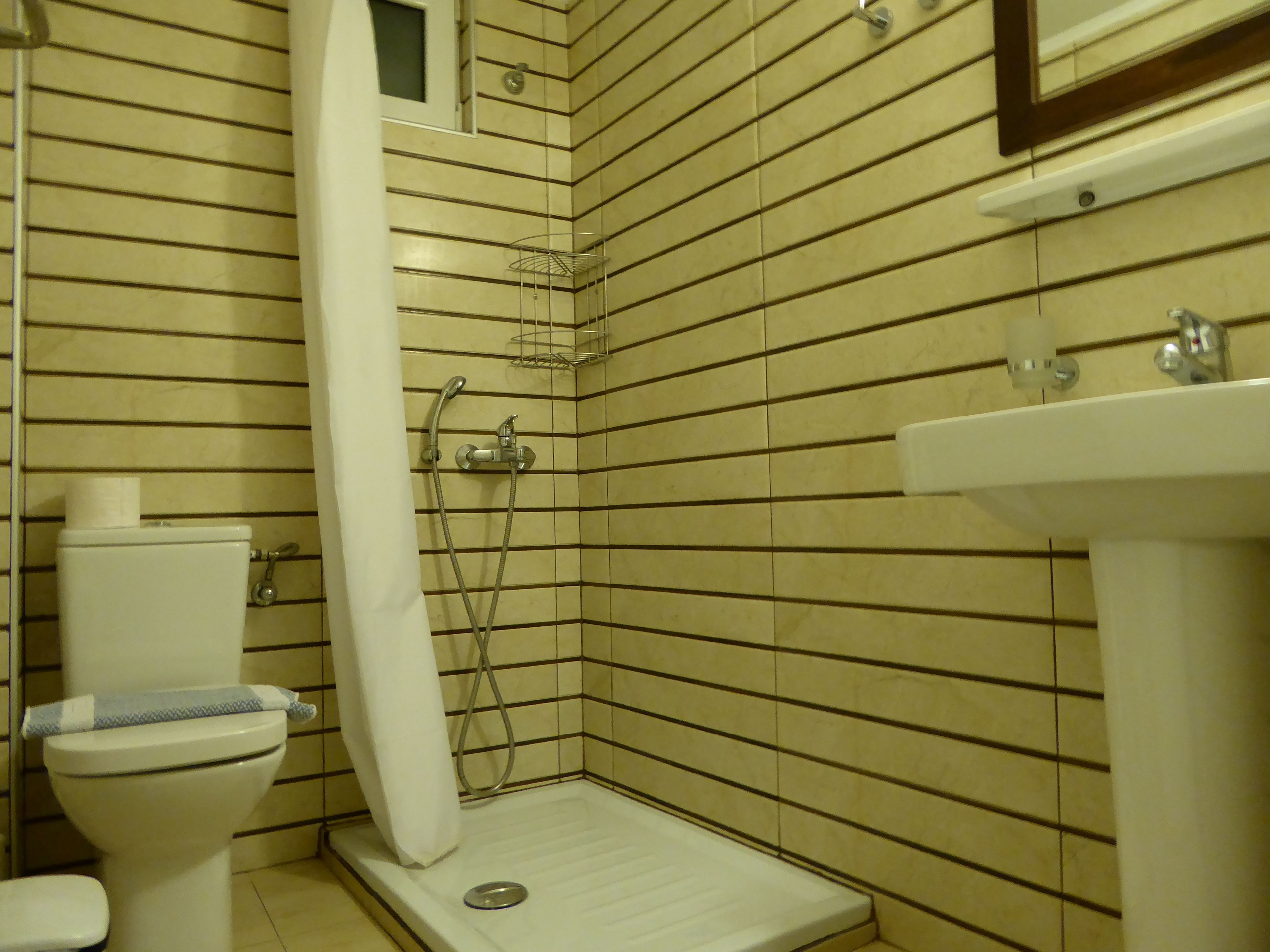 studio | bathroom | shower, rainfall showerhead, free toiletries, hair dryer