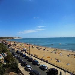 Vue sur la plage/l’océan