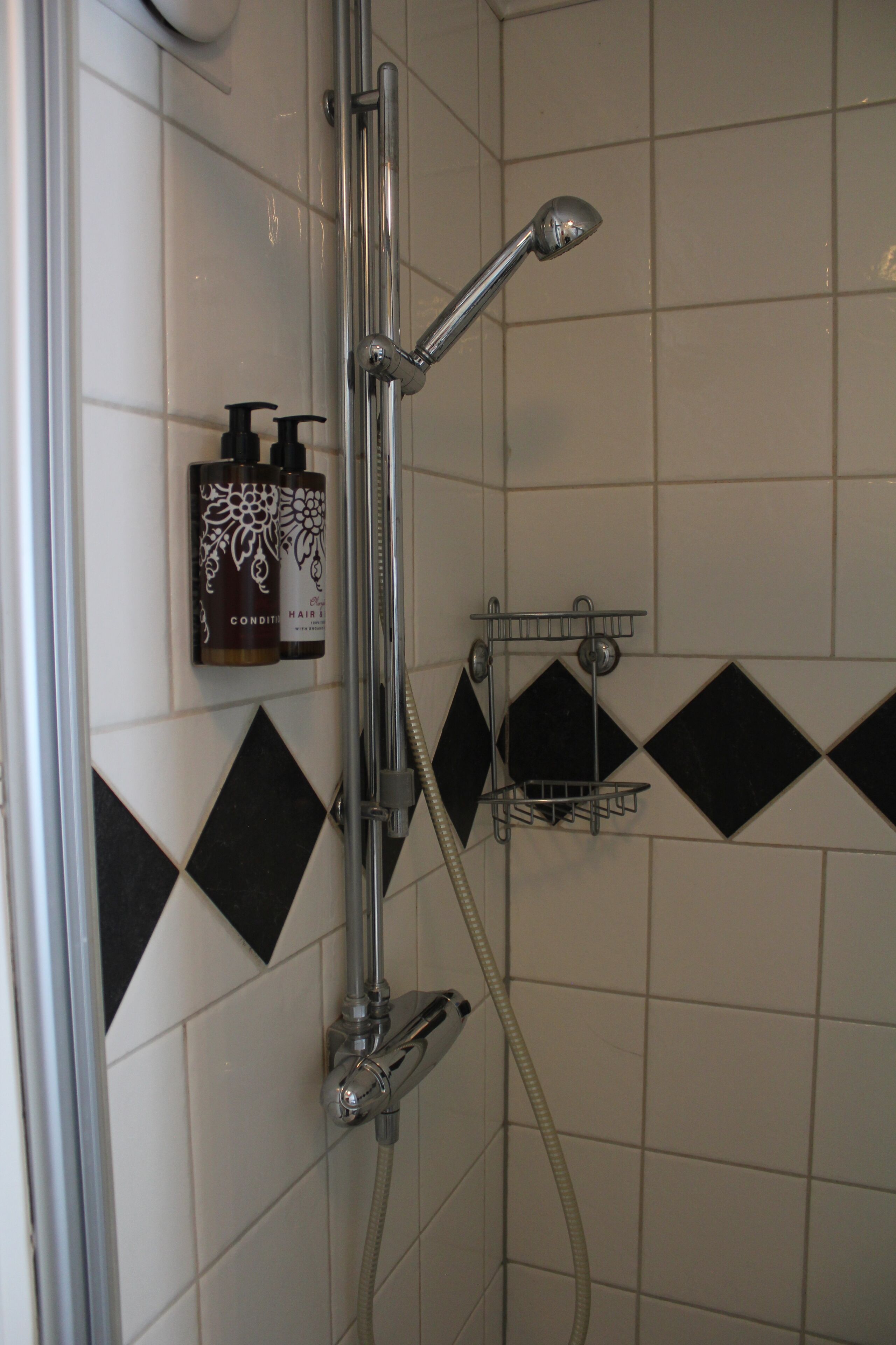 twin room | bathroom | shower, towels