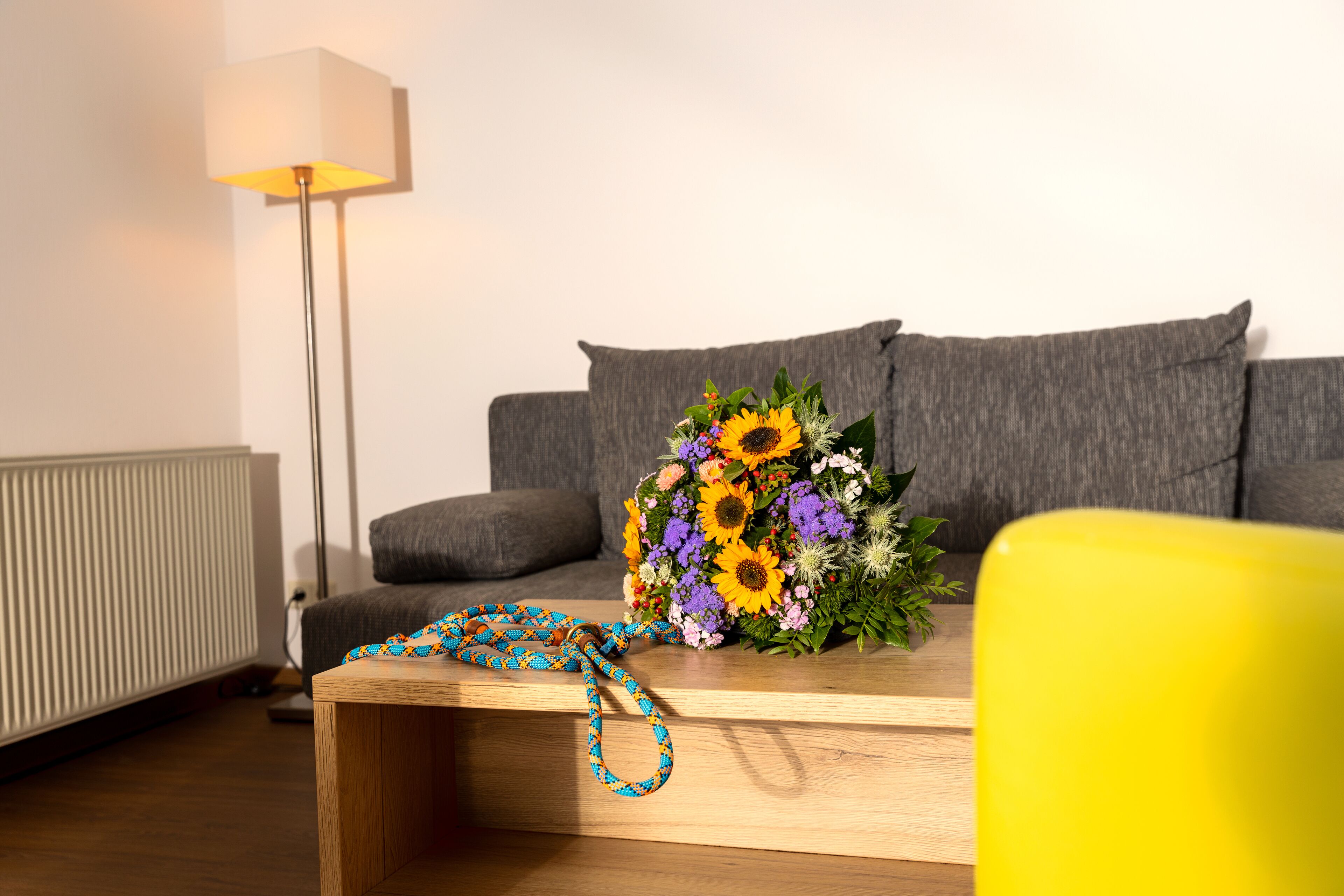 double room, balcony | living area | flat-screen tv