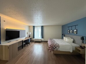 Suite, 1 King-Bett und Schlafsofa, Nichtraucher, Kochnische | Schreibtisch, Verdunkelungsvorhänge, Bügeleisen/Bügelbrett