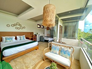 Basic Apartment, 1 Bedroom | 2 bilik tidur, peralatan tempat tidur hipoalergenik, meja 