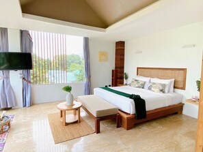 Deluxe Apartment, 1 Bedroom | Hypo-allergenic bedding, desk, free WiFi, bed sheets - Baan Kao Hua Jook (Koh Samui)