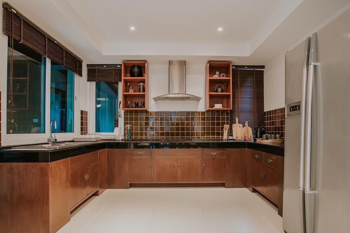 four bedroom villa with private pool | private kitchen | fridge