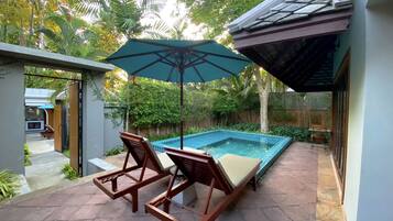 2 Bedrooms Pool Villa | Hypo-allergenic bedding, desk, free WiFi, bed sheets