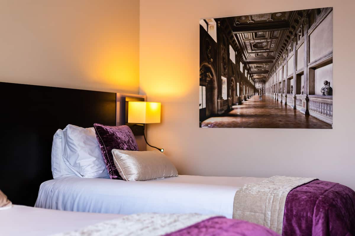 twin room | egyptian cotton sheets, in-room safe, blackout curtains