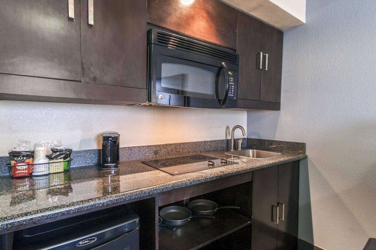 standard double room, 2 double beds, non smoking | in-room safe, desk, soundproofing, iron/ironing board