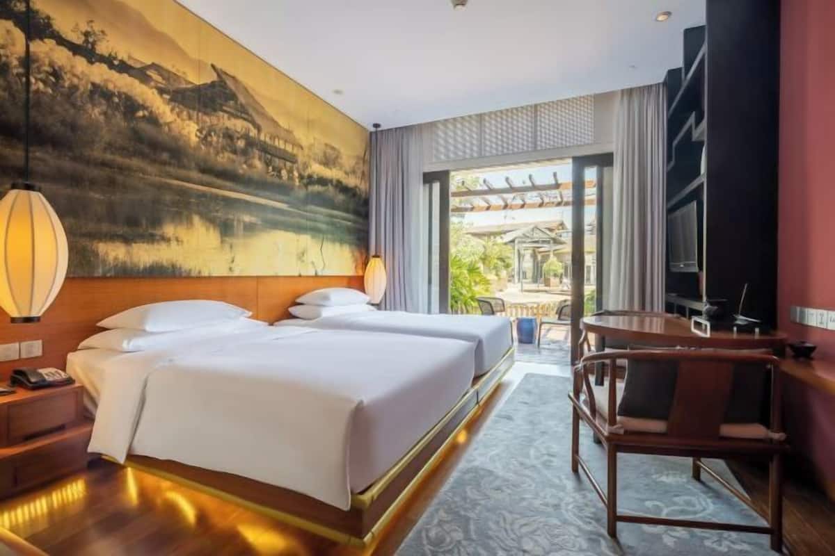 Literie de qualité supérieure, couette en duvet d'oie, minibar, bureau