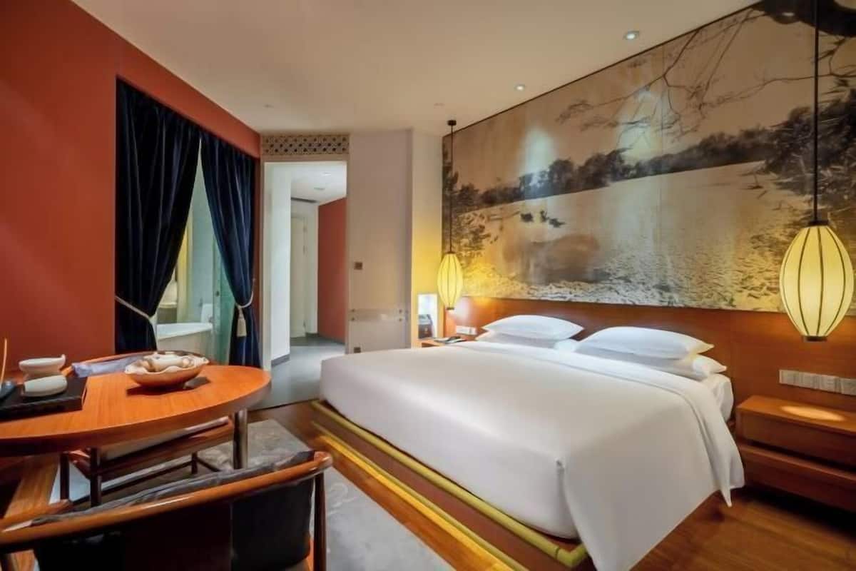 Literie de qualité supérieure, couette en duvet d'oie, minibar, bureau
