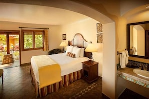 Premium bedding, pillowtop beds, blackout drapes, iron/ironing board