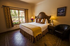 Premium bedding, pillowtop beds, blackout drapes, iron/ironing board