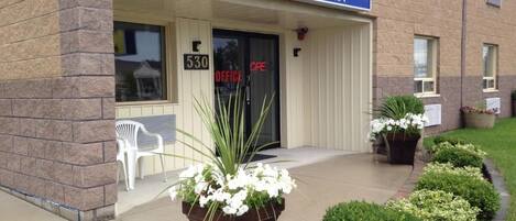 Voorkant van accommodatie