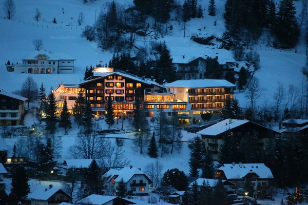 Front of property – evening/night