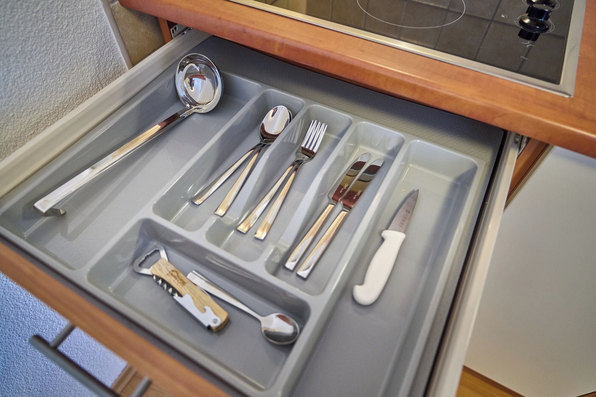 minibar, desk, laptop workspace, blackout curtains