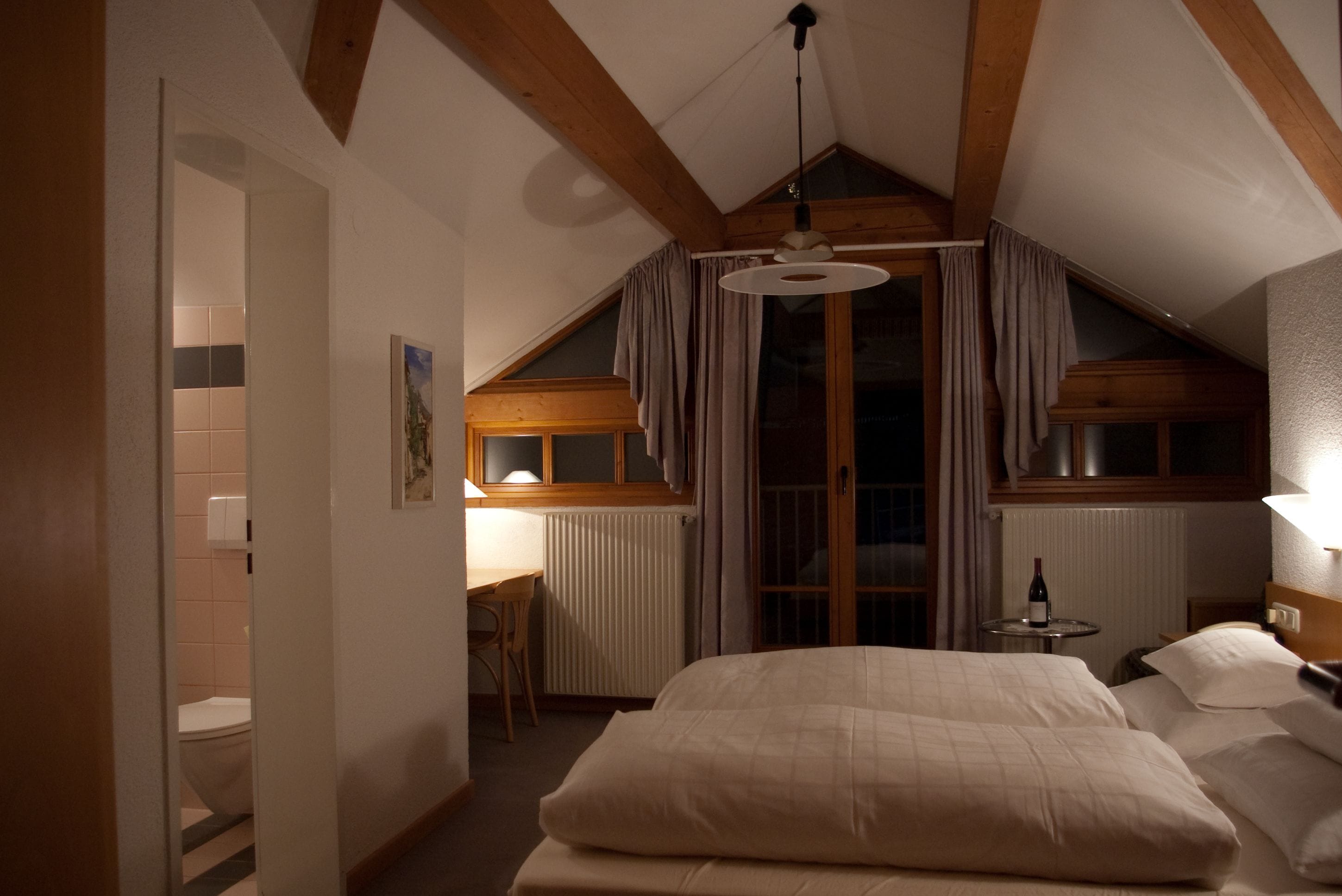 Premium bedding, down comforters, pillowtop beds, individually furnished