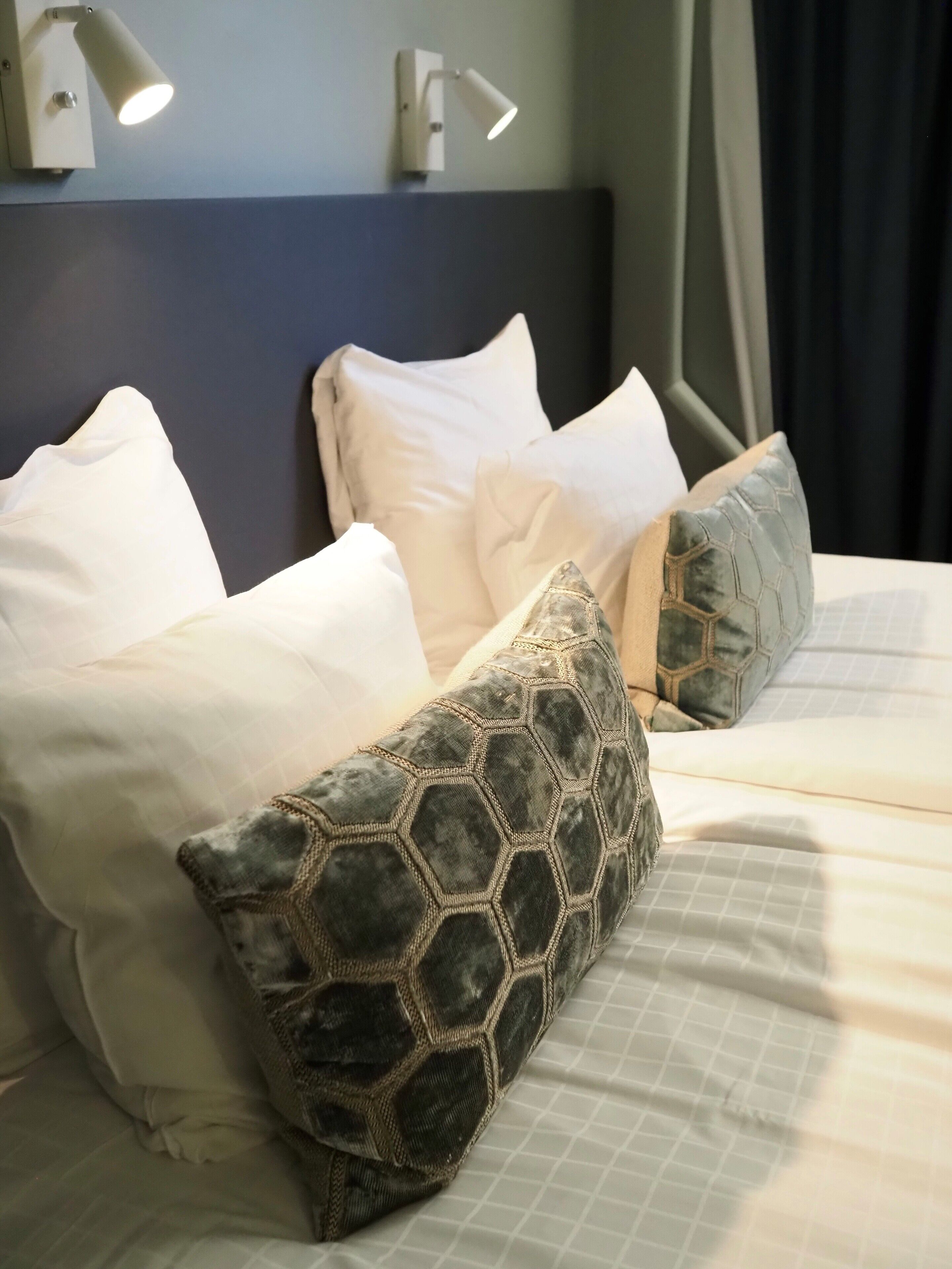 triple room | premium bedding, select comfort beds, desk, blackout curtains