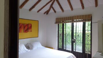 Romantic Bungalow, 1 King Bed, Garden View | 2 bedrooms, premium bedding, minibar, individually decorated