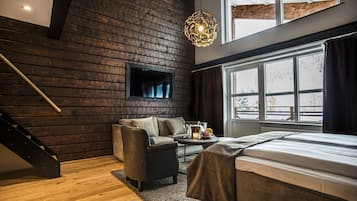 Junior-Suite (Incl. Spa Access) | Schreibtisch, laptopgeeigneter Arbeitsplatz, VerdunkelungsvorhÀnge