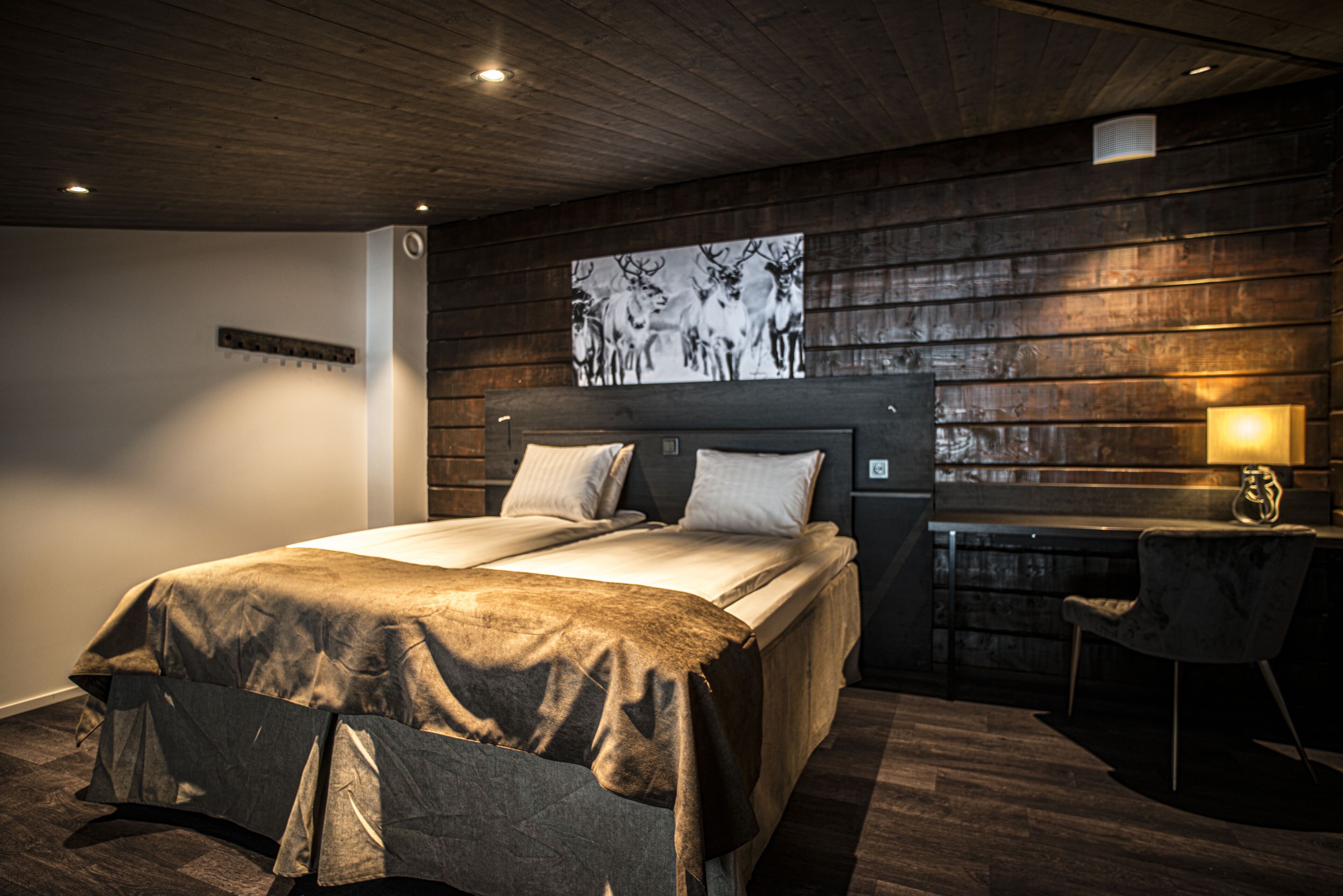 junior suite (incl. spa access) | desk, laptop workspace, blackout curtains, iron/ironing board