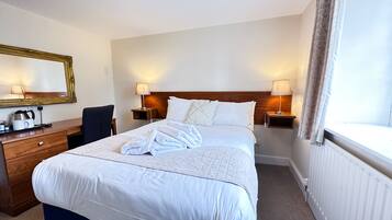 Budget Double Room | Desk, blackout drapes, soundproofing, iron/ironing board