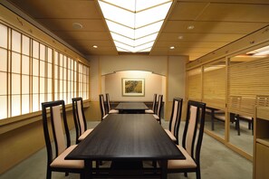 Breakfast and dinner served, Japanese cuisine