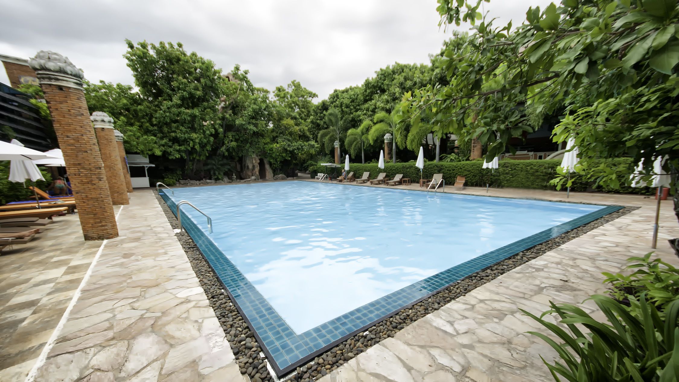 Indoor pool, outdoor pool