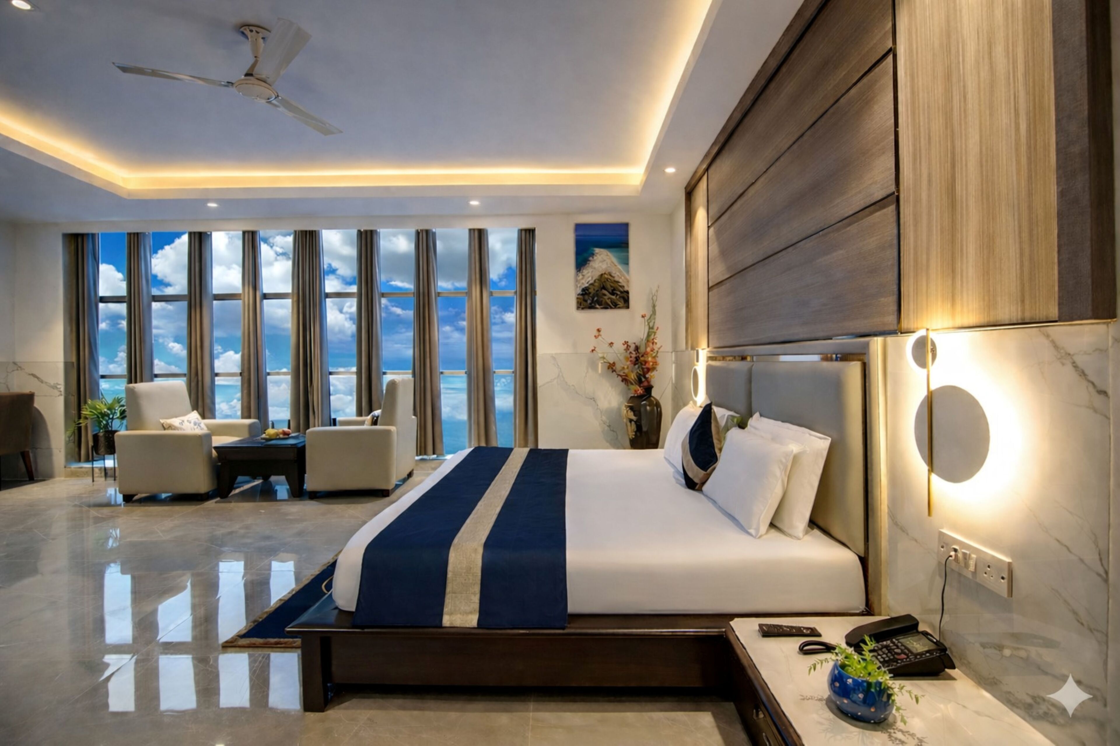 Premium Suite | Soundproofing, cribs/infant beds, rollaway beds, free WiFi