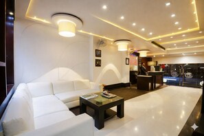 Sala de estar en el lobby