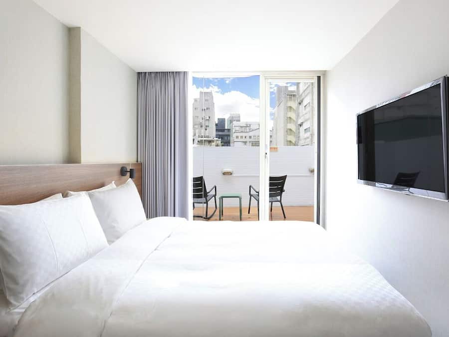 Deluxe-dobbeltværelse - 1 dobbeltseng - hawaiiansk terrasse - tårn | Udsigt fra værelset