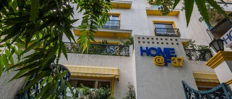 Fassade der Unterkunft