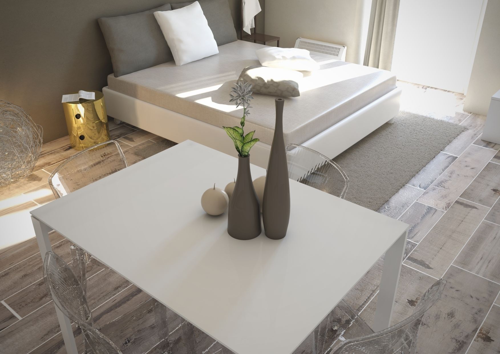 Executive Apartment | Premium bedding, down duvets, Select Comfort beds, minibar