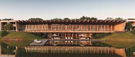 Voorkant van accommodatie