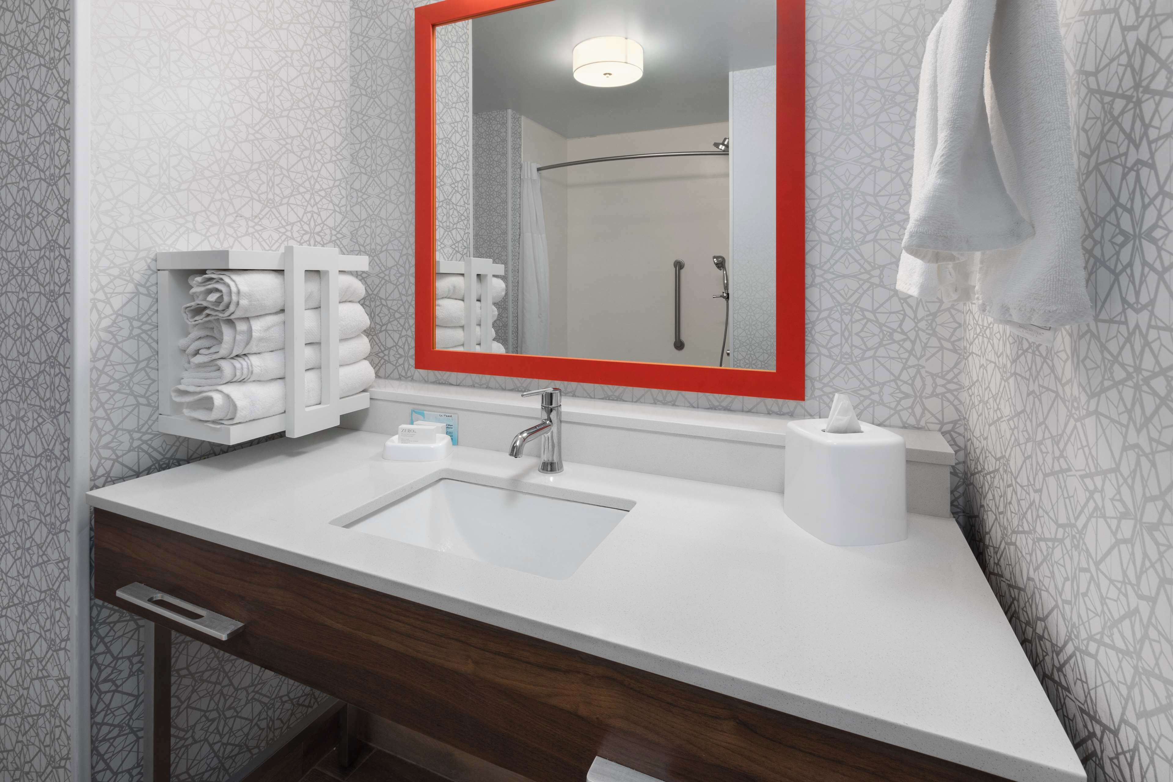 two queen beds, non-smoking, accessible | bathroom | combined shower/bathtub, free toiletries, hair dryer, towels