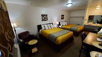 Two Queen Beds, Non-Smoking | Premium bedding, desk, blackout drapes, soundproofing