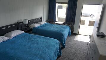Standard Room, 2 Double Beds | In-room safe, desk, free WiFi, bed sheets