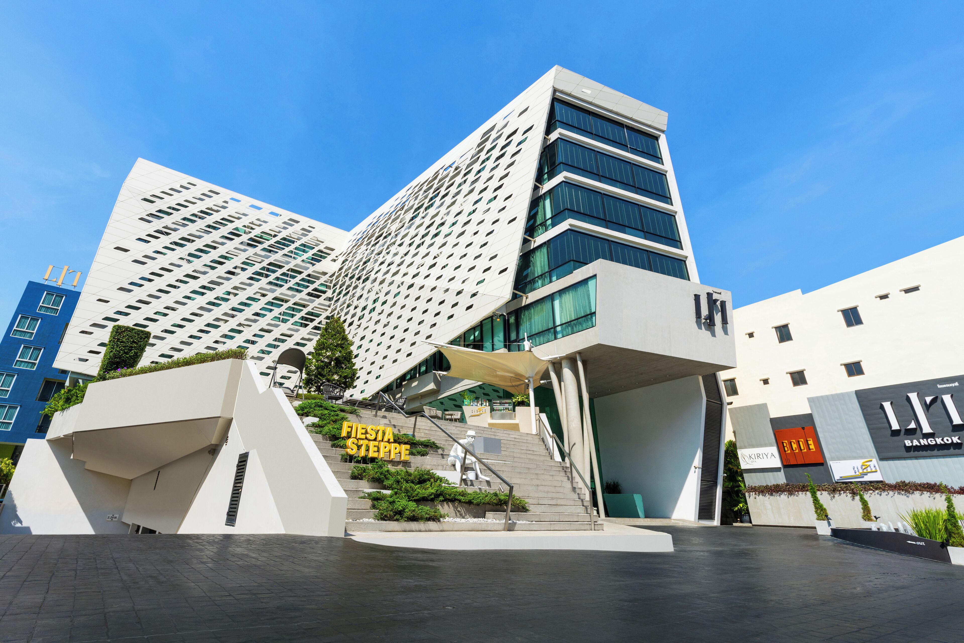 Voorkant van accommodatie